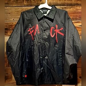 SOLD!! Slumerican "F*ck Hate" jacket